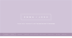 Desktop Screenshot of emmaandjosh.com